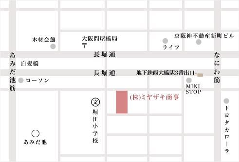 (株)ミヤザキ商事の地図